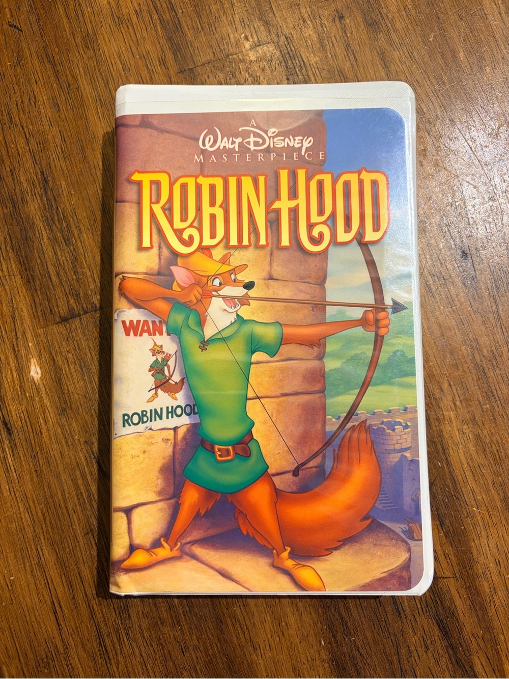 Robin Hood Disney Masterpiece VHS Tape